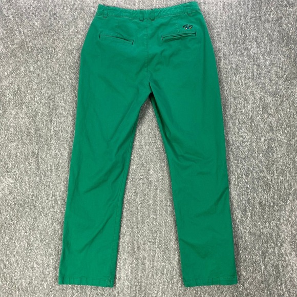 Youth 13-14 Green Chinos‎ Casual Pants Preppy Wear Classic Style Trousers - Picture 6 of 9